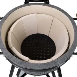 Kamado Grill Guru Classic Large Øint 46cm Sur Chariot -Weber Boutique barbecue ceramique grill guru classic large sur chariot 13