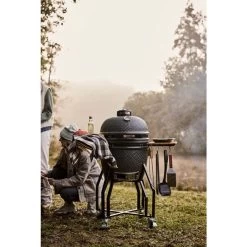Kamado Grill Guru Classic Large Øint 46cm Sur Chariot -Weber Boutique barbecue ceramique grill guru classic large sur chariot 3
