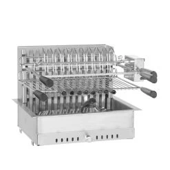 Grilloir Avec Tournebroche Forge Adour 56cm à Poser Ou Encastrer -Weber Boutique barbecue charbon de bois encastrable forge adour 91856 tournebroche electrique 1