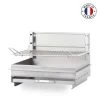 Barbecue Grilloir Charbon Encastrable Le Marquier Montory Inox -Weber Boutique barbecue charbon de bois encastrable le marquier montory inox