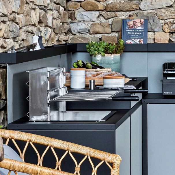 Barbecue Grilloir Encastrable Charbon Forge Adour 961.66 5 Barbecue Grilloir Encastrable Charbon Forge Adour 961.66 – Image 3