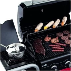 Barbecue Gaz Et Charbon Hybride Char-Broil Gas2coal 440 4 Brûleurs + 1 Latéral -Weber Boutique barbecue gaz et charbon char broil gastocoal 440 14