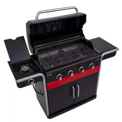 Barbecue Gaz Et Charbon Hybride Char-Broil Gas2coal 440 4 Brûleurs + 1 Latéral -Weber Boutique barbecue gaz et charbon char broil gastocoal 440 4