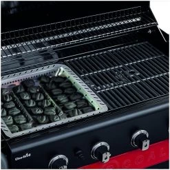 Barbecue Gaz Et Charbon Hybride Char-Broil Gas2coal 440 4 Brûleurs + 1 Latéral -Weber Boutique barbecue gaz et charbon char broil gastocoal 440 9