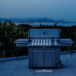 Napoleon Barbecue Gaz Napoléon Prestige Pro 665 SIBPSS 5 Brûleurs + 1 Latéral + 1 Arrière -Weber Boutique barbecue gaz napoleon pro 665 infrarouge inox 2