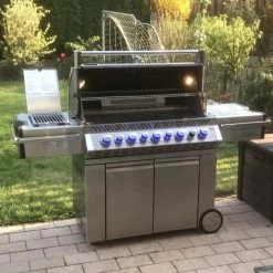 Napoleon Barbecue Gaz Napoléon Prestige Pro 665 SIBPSS 5 Brûleurs + 1 Latéral + 1 Arrière -Weber Boutique barbecue gaz napoleon pro 665 infrarouge inox 6