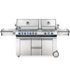 Napoleon Barbecue Gaz Napoléon Prestige Pro 825 SIBPSS 6 Brûleurs + 1 Latéral + 1 Arrière -Weber Boutique barbecue gaz napoleon pro infrarouge inox 825