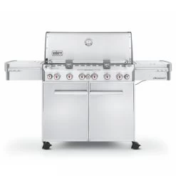 Barbecue Gaz Weber Summit S-670 GBS 6 Brûleurs + 1 Latéral + 1 Arrière