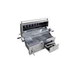 Barbecue Gaz Et Charbon Hybride Encastrable Sunstone Inox 2 Brûleurs 12 Barbecue Gaz Et Charbon Hybride Encastrable Sunstone Inox 2 Brûleurs -Weber Boutique barbecue hybride gaz et charbon encastrable sunstone emchdz42 2