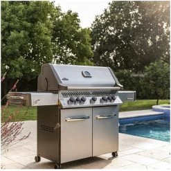Napoleon Barbecue Gaz Napoléon Prestige 665 SIBPSS 5 Brûleurs + 1 Latéral + 1 Arrière -Weber Boutique bbq gaz napoleon prestige 665 infrarouge inox 2