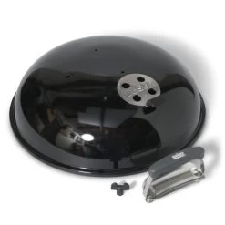 Couvercle Barbecue Charbon Weber 47 Cm Noir Intense