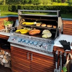 Napoleon Barbecue Gaz Encastrable Napoléon Prestige Pro 665 Inox 5 Brûleurs + 1 Rôtissoire -Weber Boutique encastrable napoleon infrarouge inox pro 665 2