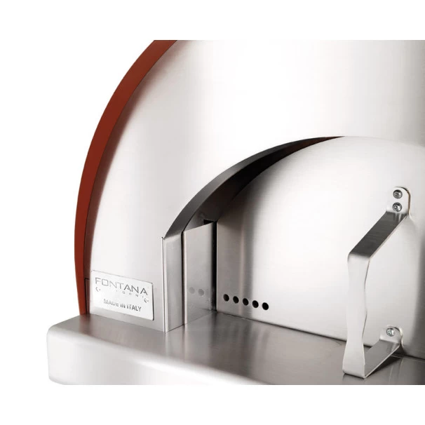 Four à Pizza à Bois Fontana Margherita Rouge 4 Four à Pizza à Bois Fontana Margherita Rouge – Image 2