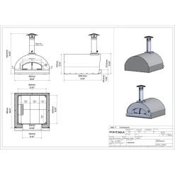 Four à Pizza à Bois Fontana Margherita Rouge 10 Four à Pizza à Bois Fontana Margherita Rouge -Weber Boutique four a pizza bois a poser fontana margherita rouge 3