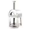 Four à Pizza à Bois Fontana Margherita Inox Sur Chariot -Weber Boutique four a pizza bois sur chariot fontana margherita inox