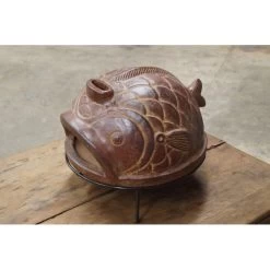 Four à Pizza Portable Mexico Trade Center Poisson Yucatan 52 Cm -Weber Boutique four a pizza poisson yucatan 52cm sur base 2