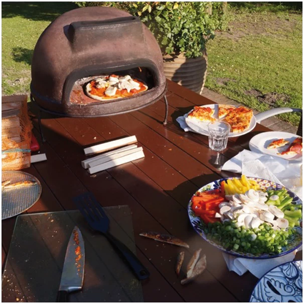 Four A Pizza Portable Mexico Trade Center Toscan 52 Cm Marron 8 Four A Pizza Portable Mexico Trade Center Toscan 52 Cm Marron – Image 6