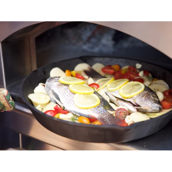 Four à Pizza à Bois Fontana Mangiafuoco Inox Sur Chariot 9 Four à Pizza à Bois Fontana Mangiafuoco Inox Sur Chariot – Image 7