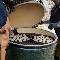 Kamado Big Green Egg XXL Øint 73cm Sur Chariot + Déflecteur -Weber Boutique kamado big green egg xxl sur chariot deflecteur 3