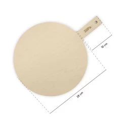 Planche à Découper Ziipa En Bois -Weber Boutique planche a decouper pizza ziipa ronde en bois 2