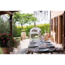 Four à Pizza à Bois Fontana Margherita Rouge Sur Chariot -Weber Boutique product 5